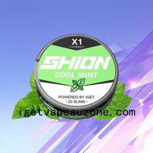 Flavors IGET SHION X1 Oral Nicotine Pouch Satisfying and Convenient Cool Mint