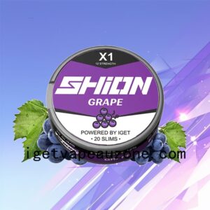 Flavors IGET SHION X1 Oral Nicotine Pouch Satisfying and Convenient Grape
