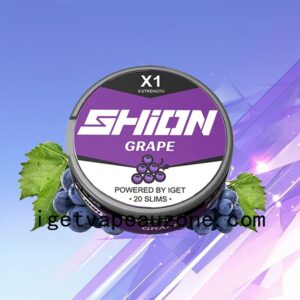 Flavors IGET SHION X1 Oral Nicotine Pouch Satisfying and Convenient Grape