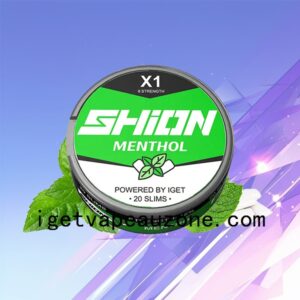 Flavors IGET SHION X1 Oral Nicotine Pouch Satisfying and Convenient Menthol