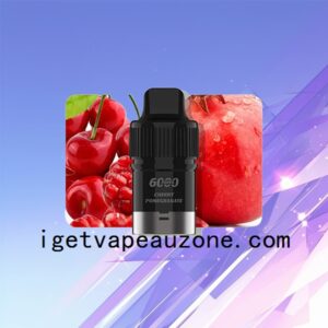Nicotine Free IGET Bar Plus Pod with 6000 Puffs Extended Enjoyment Cherry Pomegranate