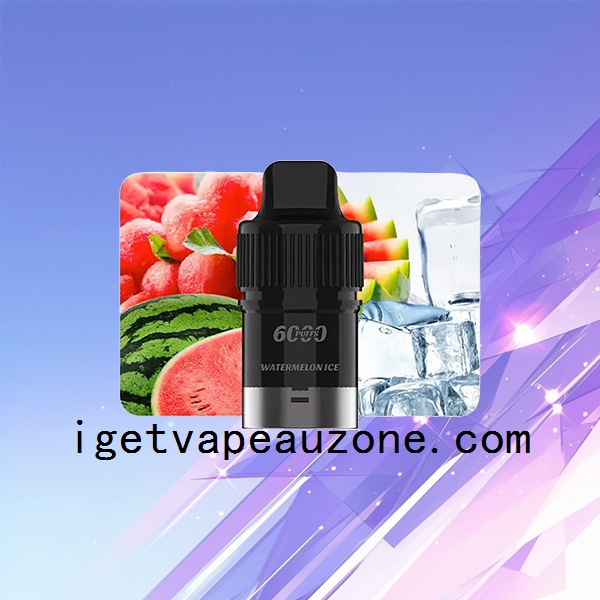 Nicotine Free IGET Bar Plus Pod with 6000 Puffs Extended Enjoyment Watermelon Ice