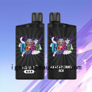 Nicotine Free IGET Bar Disposable Vape 3500 Puffs Pure Flavor Blackberry Ice