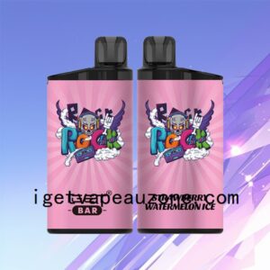 Nicotine Free IGET Bar Disposable Vape 3500 Puffs Pure Flavor Strawberry Watermelon Ice
