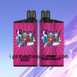 Nicotine Free IGET Bar Disposable Vape 3500 Puffs Pure Flavor Cherry Pomegranate