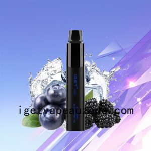 Nicotine Free IGET Legend Disposable Vape 4000 Puffs Smooth Experience Blueberry Blackberry Ice