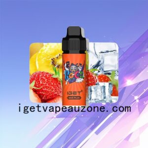 IGET Bar Plus Disposable Vape 6000 Puffs Ultimate Vaping Experience in Multiple Flavors Strawberry Kiwi Ice