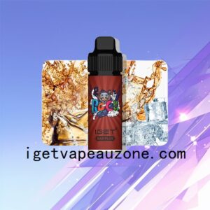 IGET Bar Plus Disposable Vape 6000 Puffs Ultimate Vaping Experience in Multiple Flavors Cola Ice