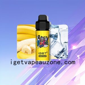 IGET Bar Plus Disposable Vape 6000 Puffs Ultimate Vaping Experience in Multiple Flavors Banana Ice