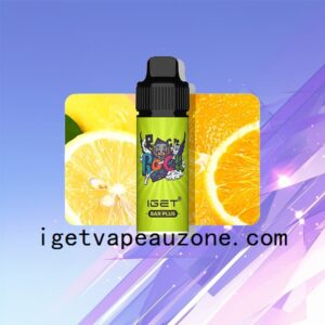 IGET Bar Plus Disposable Vape 6000 Puffs Ultimate Vaping Experience in Multiple Flavors Orange Lemon