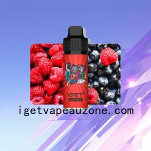 IGET Bar Plus Disposable Vape 6000 Puffs Ultimate Vaping Experience in Multiple Flavors Raspberry Berry