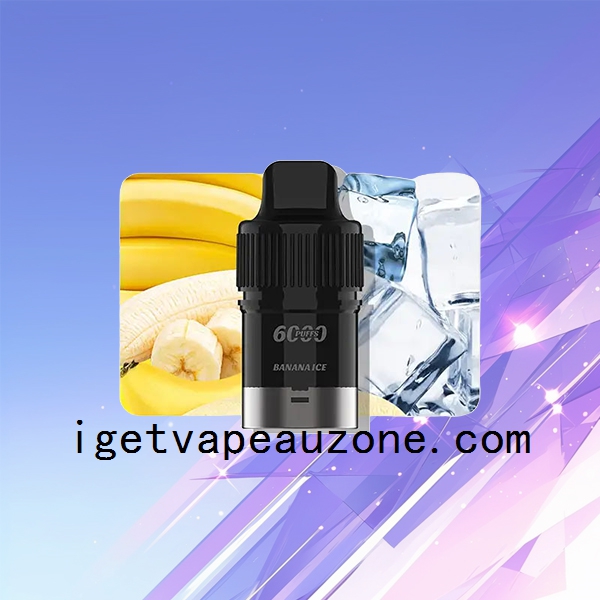 IGET Bar Plus Pod Disposable Vape for Enhanced Flavor Banana Ice