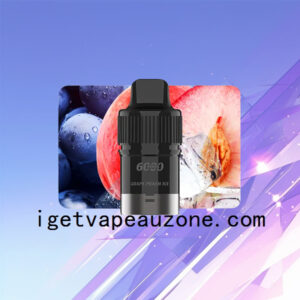 IGET Bar Plus Pod Disposable Vape for Enhanced Flavor Grape Peach lce
