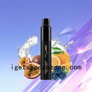 IGET Legend Disposable Vape 4000 Puffs Premium Performance Blue Raspberry Passion Fruit Orange