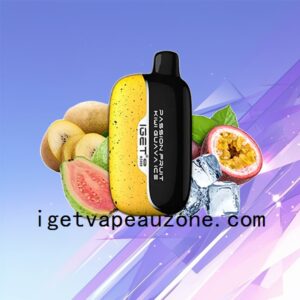 IGET Moon Disposable Vape 5000 Puffs Flavorful Journey Passion Fruit Kiwi Guava Ice