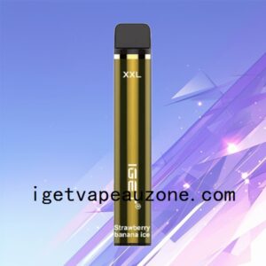 IGET XXL Disposable Vape 1800 Puffs Maximum Enjoyment Strawberry Banana Ice