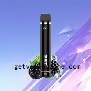 IGET XXL Disposable Vape 1800 Puffs Maximum Enjoyment Blackberry Ice