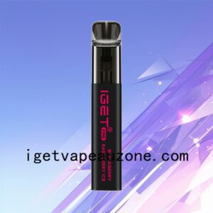 IGET King Disposable Vape 2600 Puffs Royal Taste Blackberry Raspberry Ice