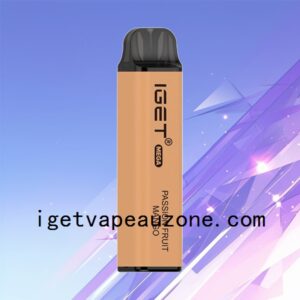 IGET Mega Disposable Vape 3000 Puffs Big Flavor Big Clouds Passion Fruit Mango