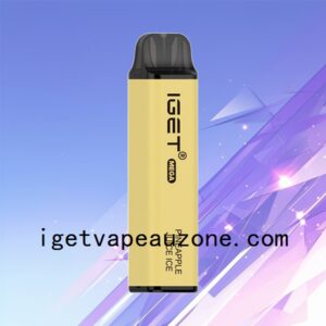 IGET Mega Disposable Vape 3000 Puffs Big Flavor Big Clouds Pineapple Juice Ice