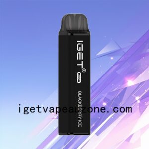 IGET Mega Disposable Vape 3000 Puffs Big Flavor Big Clouds Blackberry Ice