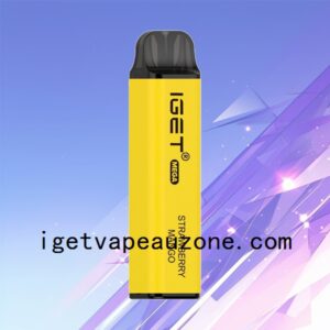 IGET Mega Disposable Vape 3000 Puffs Big Flavor Big Clouds Strawberry Mango