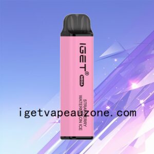 IGET Mega Disposable Vape 3000 Puffs Big Flavor Big Clouds Strawberry Watermelon