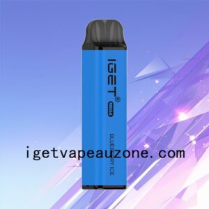 IGET Mega Disposable Vape 3000 Puffs Big Flavor Big Clouds Blueberry Ice