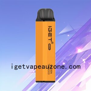 IGET Mega Disposable Vape 3000 Puffs Big Flavor Big Clouds Golden Tobacco